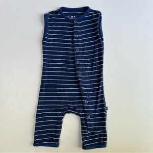 Kickee Pants Navy Blue Tank Romper 0-3 Months